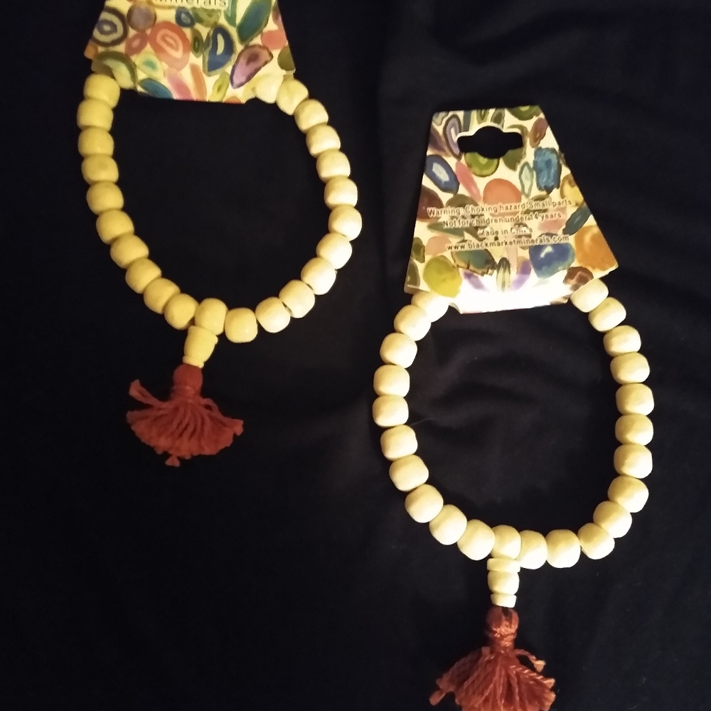 Beaded bracelets with tassle